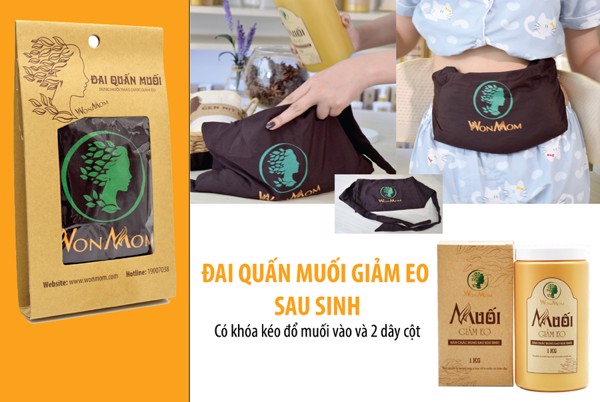 Đai quấn muối thảo dược Wonmom