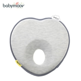 Gối chống bẹt đầu Babymoov màu ghi BM14299