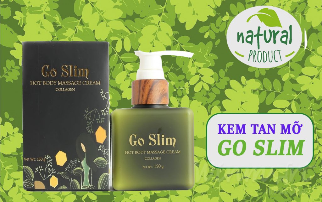 Kem tan mỡ Go Slim giúp tan mô mỡ nằn sâu dưới da