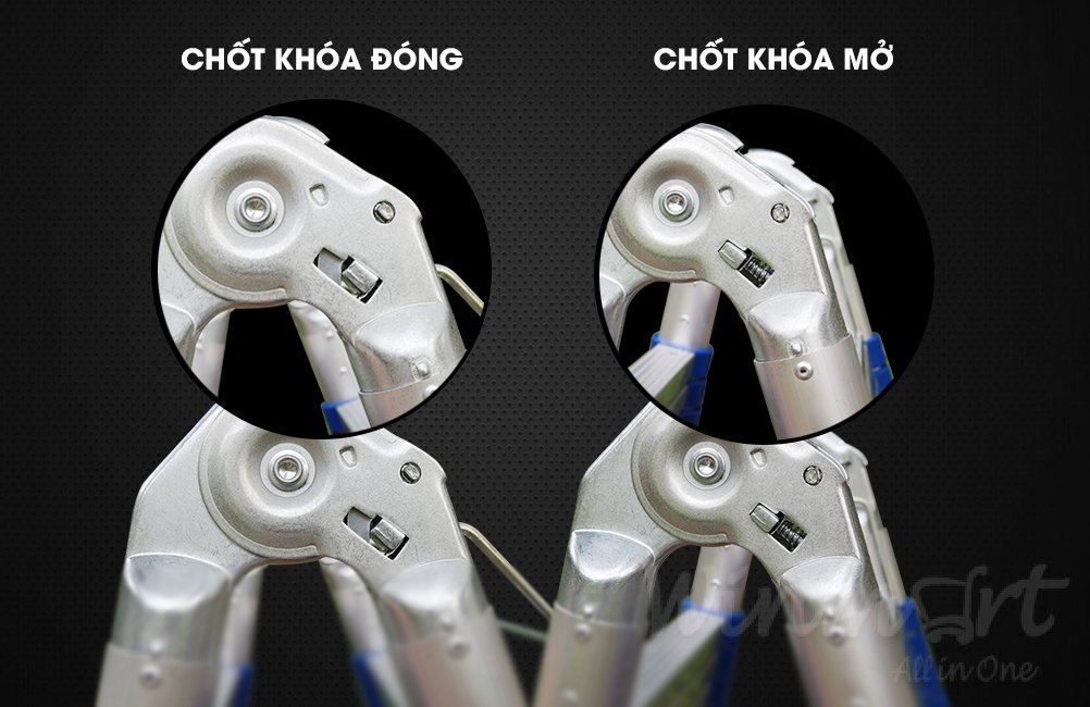 Thang nhôm NK-56AI chắc chăn, bền đẹp