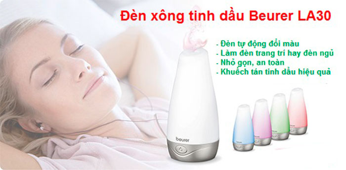 Đèn phun tinh dầu mã LA30 Aroma Diffusor giúp tinh thần thư giãn hơn