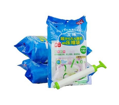 8 Túi hút chân không để trữ đồ tặng kèm bơm tay _Winmart.onl