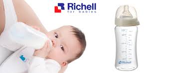 Hướng dẫn sử dụng bình sữa thủy tinh cổ rộng Richell mã RC98143
