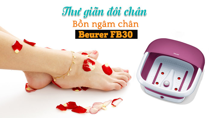 Bồn ngâm và mát-xa chân mã FB 30 thiết kế thông minh tiện dụng