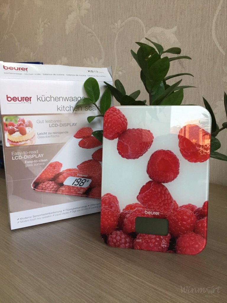 Cân chia thực phẩm Berry mã KS19 thiêt kế thông minh