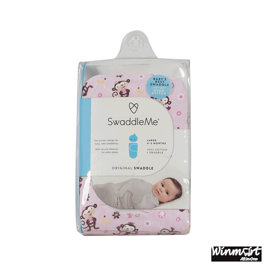 Chăn quấn SwaddleMe Jungle Hunnies size L