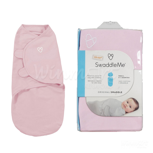 Chăn quấn SwaddleMe màu hồng size S và size M thiết kế tiện dụng