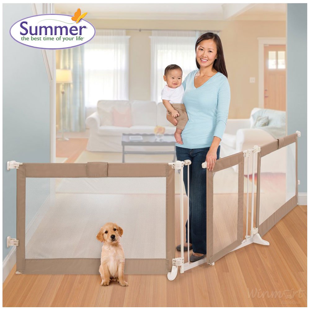 Chặn an toàn khổ rộng bằng lưới hàng chính hãng Summer Infant