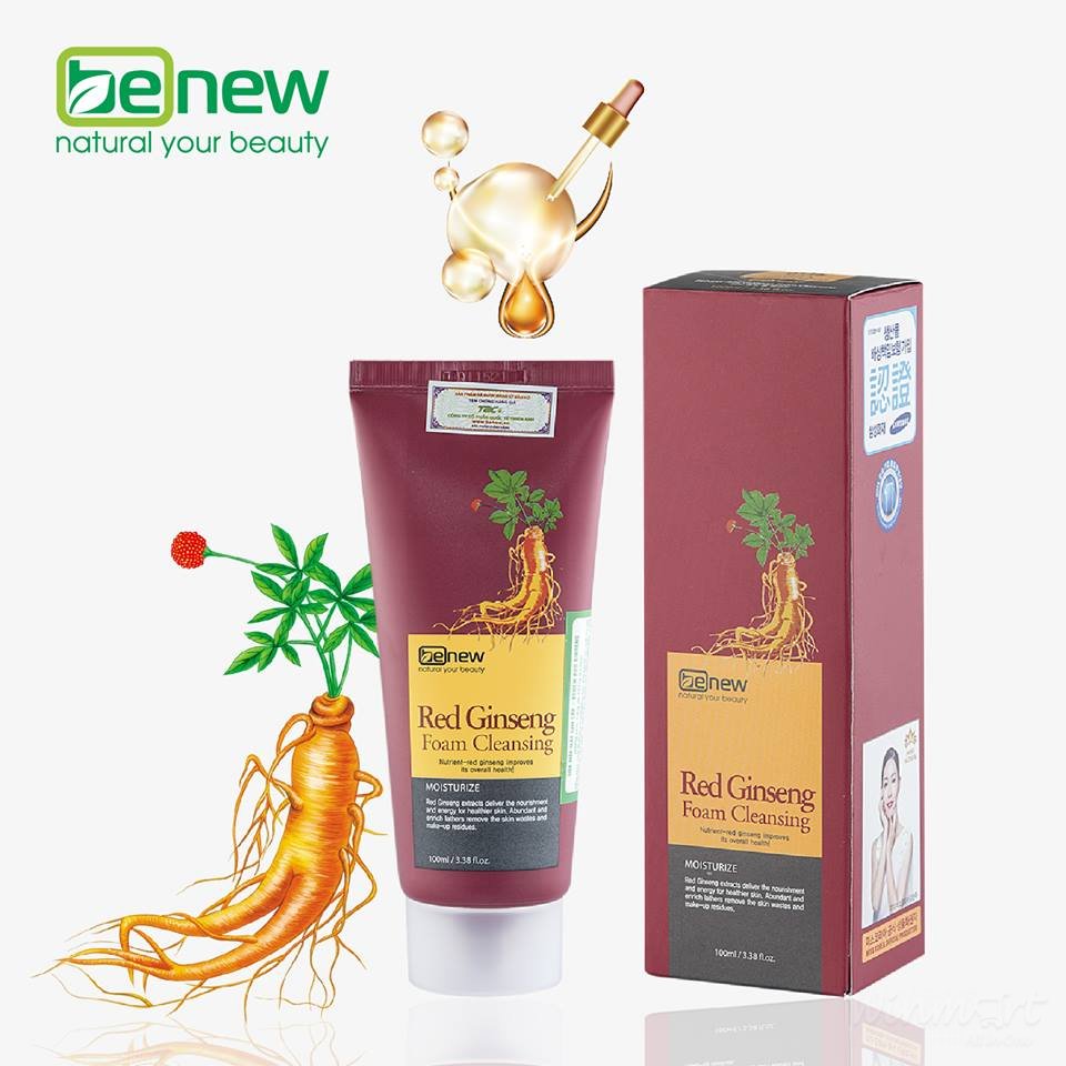 Combo 2 Sữa rửa mặt BENEW Tinh chất Sâm đỏ 100ml giá tốt nhất tại Winmart.onl