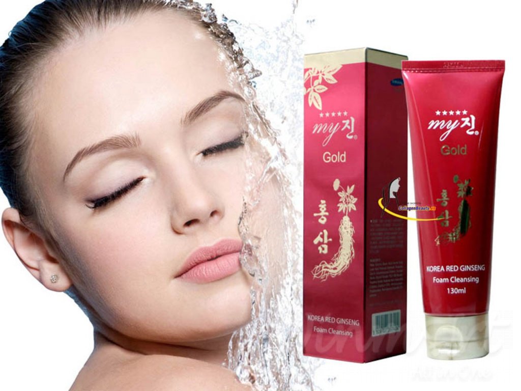 Combo 2 Sữa rửa mặt Hồng sâm đỏ, sâm vàng 130ml