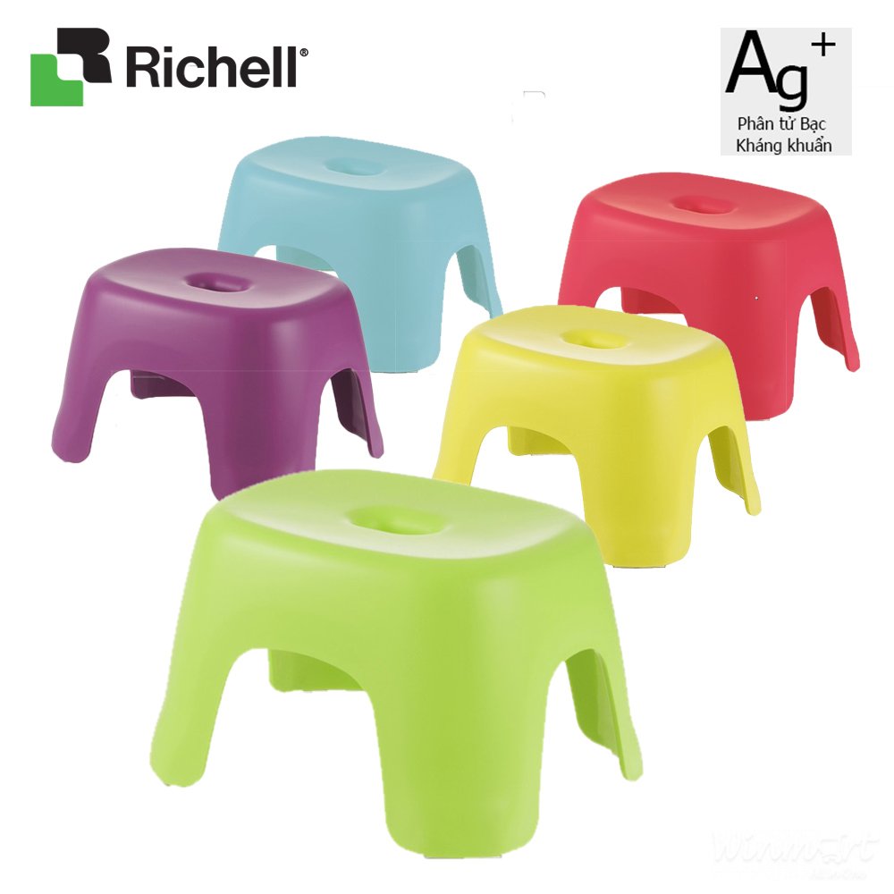 Ghế nhựa kháng khuẩn Hayur Richell nhiều màu