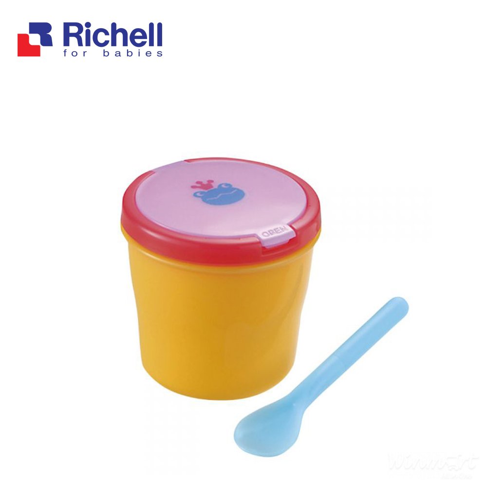 Hộp đồ ăn kèm thìa RC45400 hàng chính hãng Richell