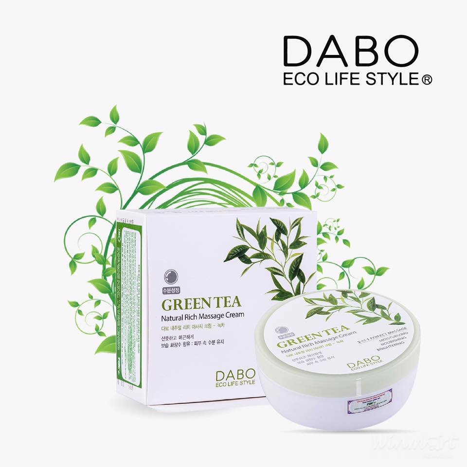 Kem mát-xa DABO Green Tea Massage Cream 200ml giá tốt nhất tại Winmart.onl