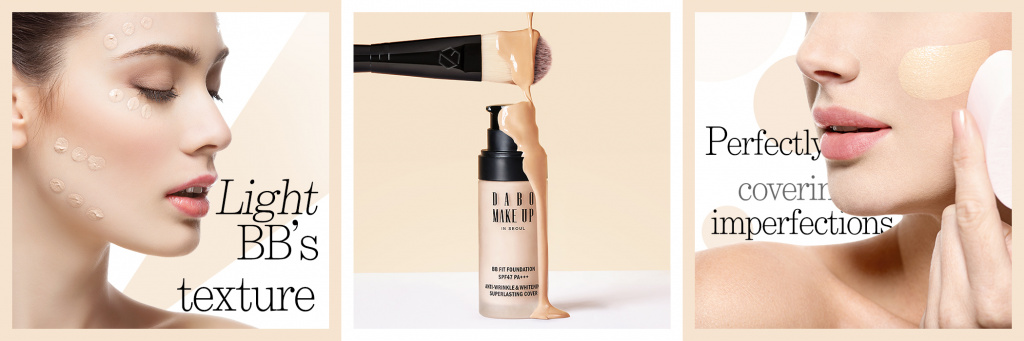 Kem nền trang điểm số 21 DABO Make-up BB Fit Foundation SPF47 PA+++ 30ml