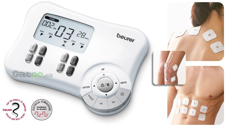 Máy điện châm kỹ thuật số 4 kênh, 8 điện cực mã EM80