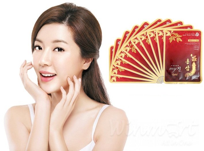 Miếng đắp mặt Sâm My Jin Gold 23ml hàng chính hãng chỉ có tại Winmart.onl