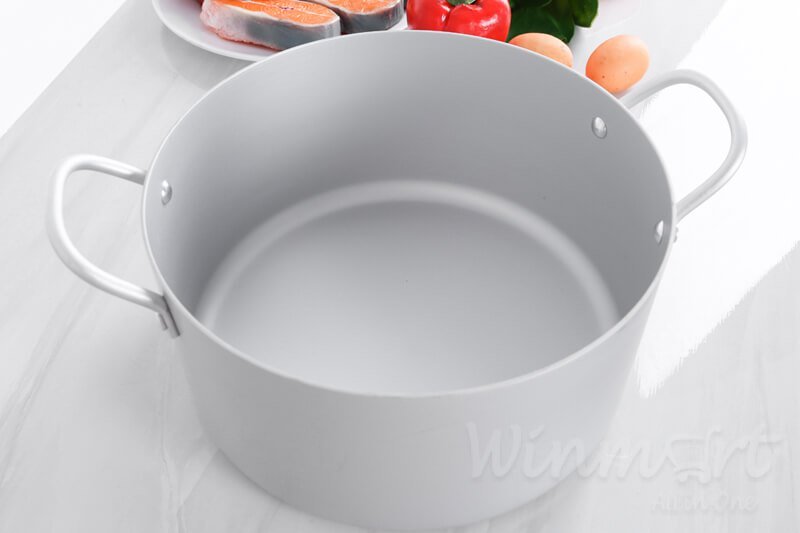 Nồi canh hợp kim nhôm oxy hóa mềm Healthy HT08008-6/ 30cm