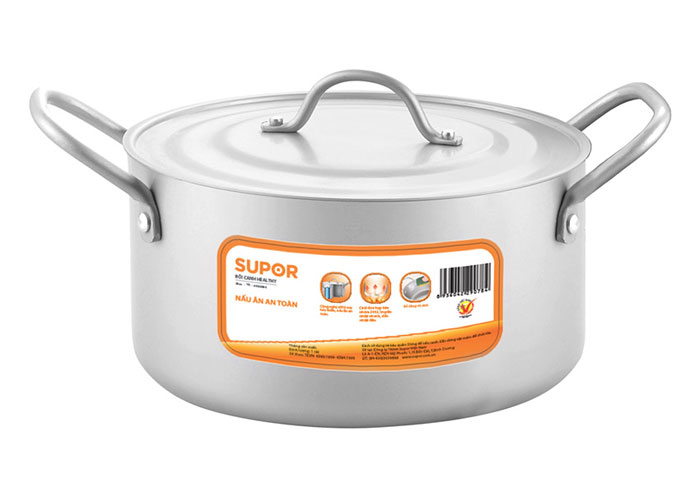 Nồi canh hợp kim nhôm oxy hóa mềm Healthy HT08008-4/ 26cm