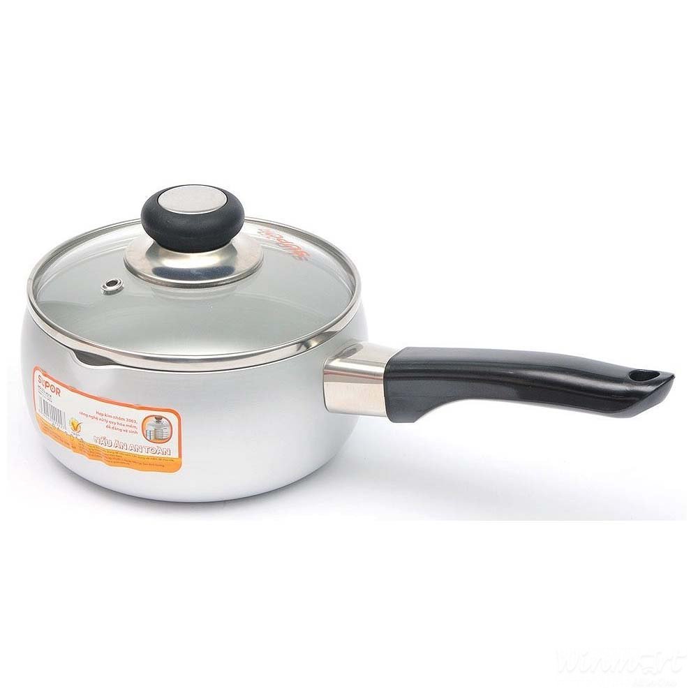 Nồi sữa hợp kim nhôm oxy hóa mềm PS14 - 14cm