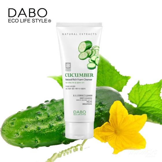 Sữa rửa mặt DABO 3-in-1 Tinh chất Dưa leo 180ml
