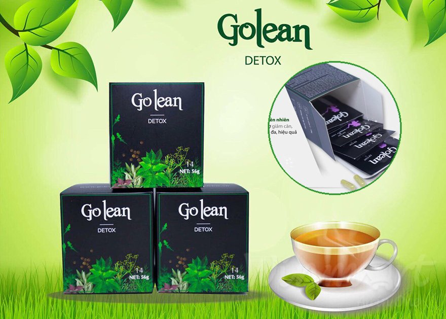 Trà giảm cân GoLean giảm mỡ toàn thân hiệu quả