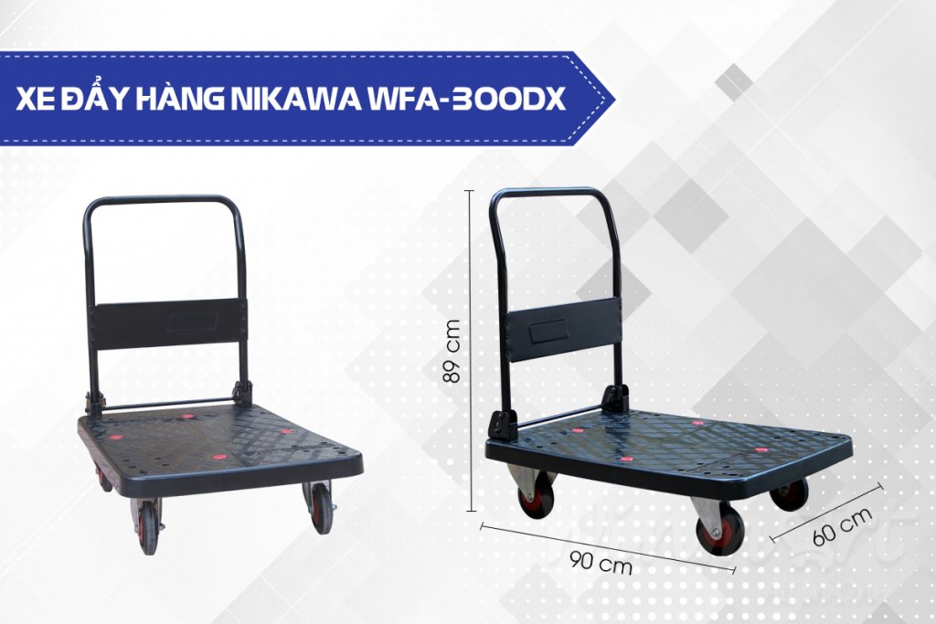 Xe đẩy hàng Nikawa WFA-300DX thiết kế thông minh