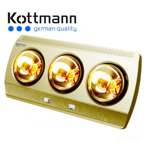 Đèn sưởi nhà tắm Kottmann loại 3 bóng