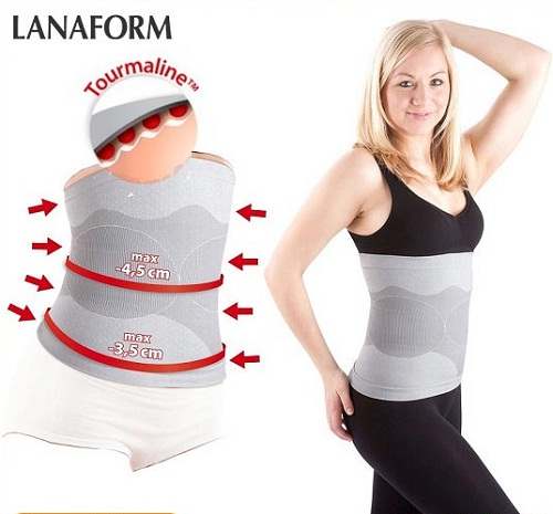 Đai bụng định hình giảm size và ngăn chặn da sần Lanaform Mass and Slim Belt_Winmart.onl