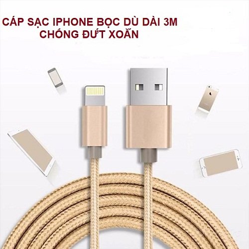 2 Cáp sạc IP 3M_Winmart.onl