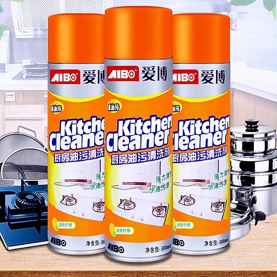 2 chai Tẩy vết bẩn cứng đầu Kitchen Cleaner