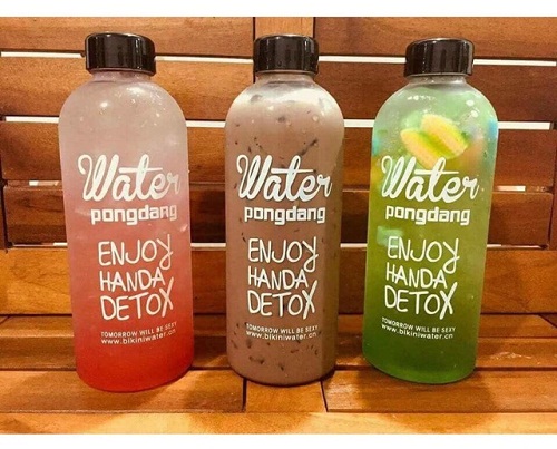 3 Bình Detox Water Pongdang tặng kèm túi vải_Winmart.onl