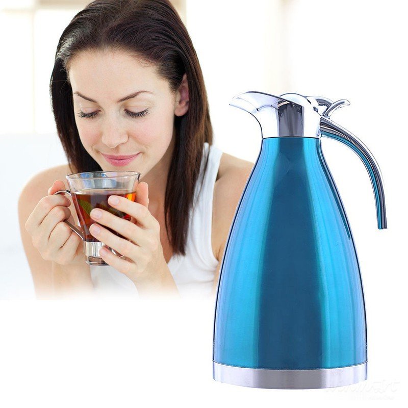 Bình inox 2L nhiều màu & giữ nhiệt tốt chất liệu cao cấp