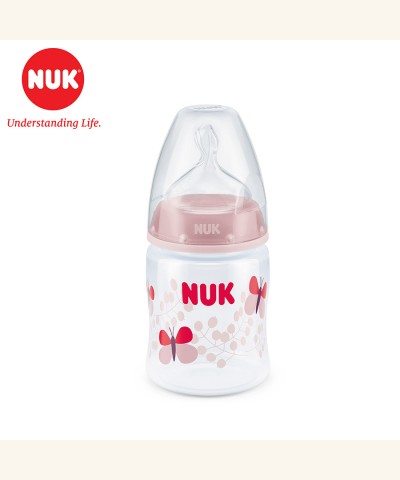 Bình sữa NUK PP 150ml núm ti Silicone S1 - M