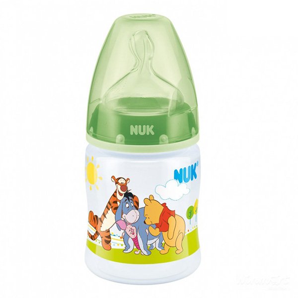 Bình sữa NUK PP Disney 150ml núm ti Silicone S1 - M
