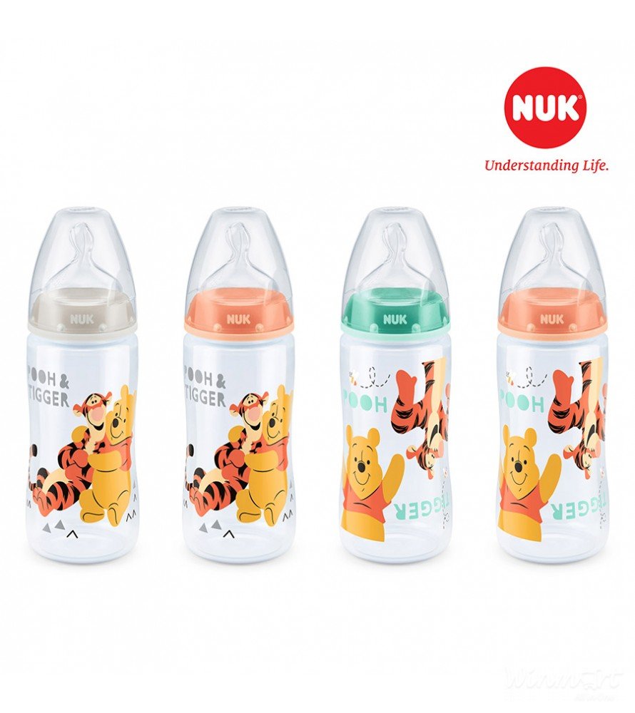 Bình sữa NUK PP Disney 300ml núm ti Silicone S1 - M hàng chính hãng nhập khẩu tại Đức