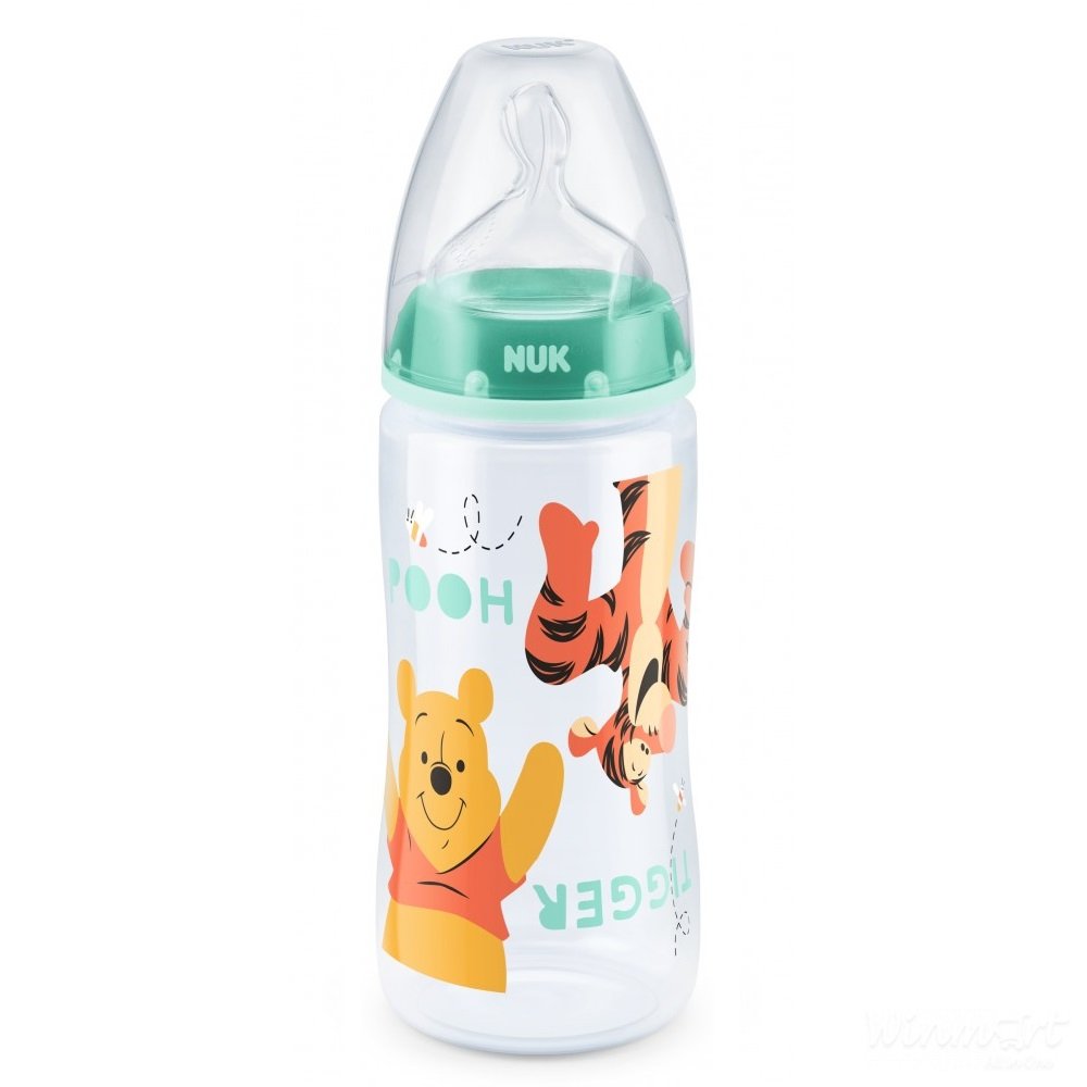 Bình sữa NUK PP Disney 300ml núm ti Silicone S1 - M