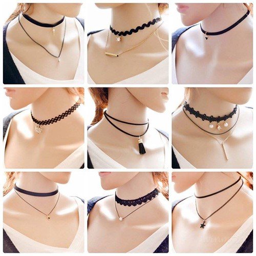 Bộ 12 vòng Choker cá tính và thời trang giá tốt nhất tại Winmart.onl