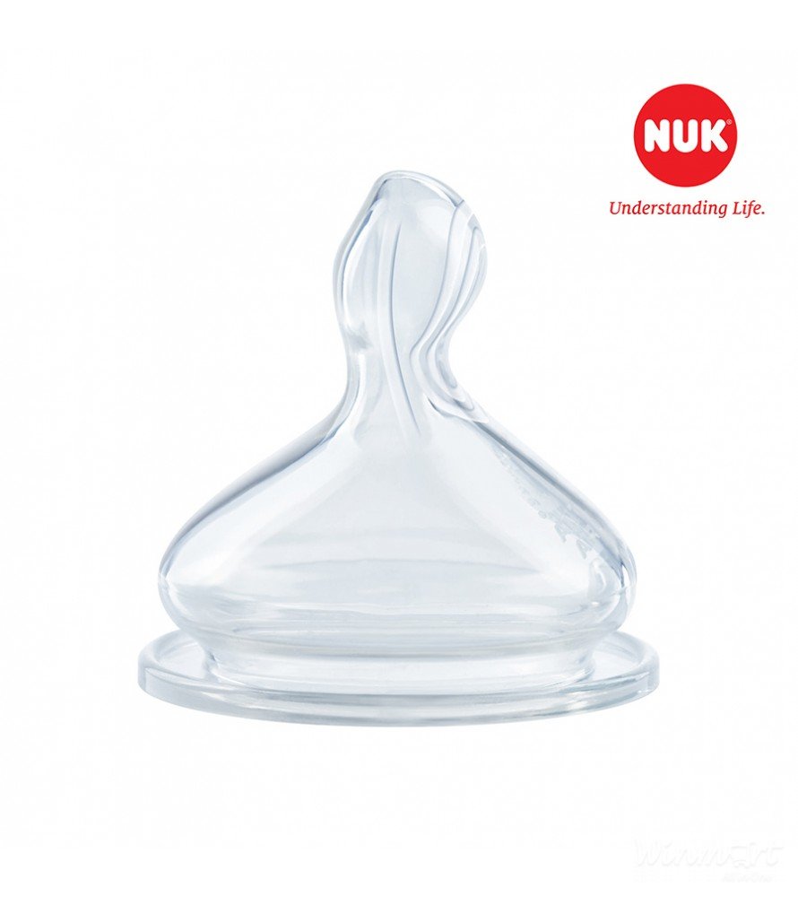 Bộ 2 núm ti NUK Silicone S1 - S NU66055