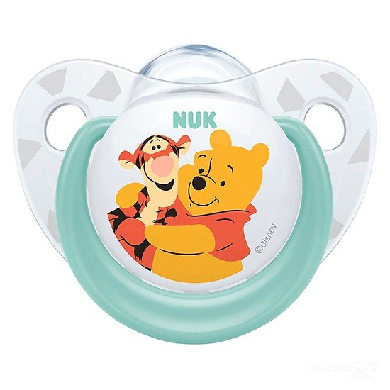 Bộ 2 ti giả NUK Silicone Disney Sleeptime 6-18m NU34341