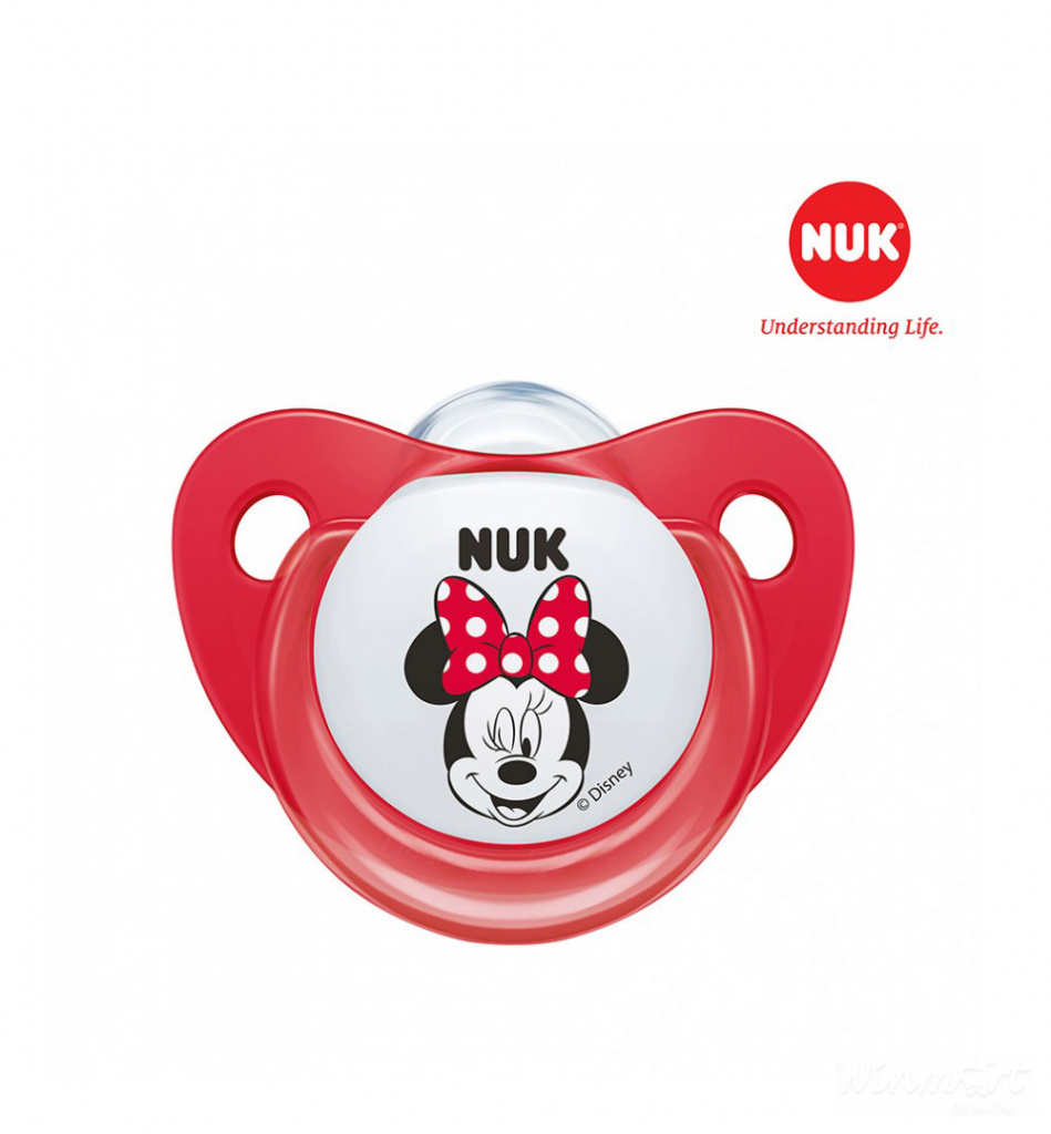 Bộ 2 ti giả NUK Silicone Mickey Sleeptime 0-6m 