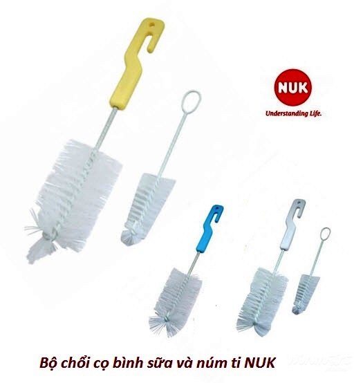 Bộ chổi cọ bình sữa và núm ti Nuk NU28452