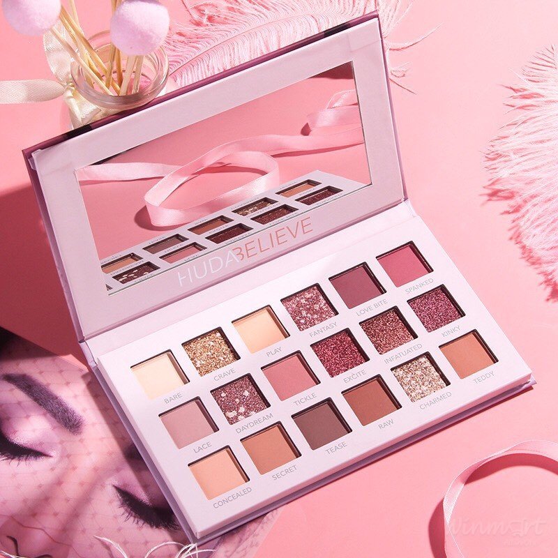 Bộ phấn mắt Huda Beauty Nude 18 màu hàng cao cấp chất lượng Châu Âu