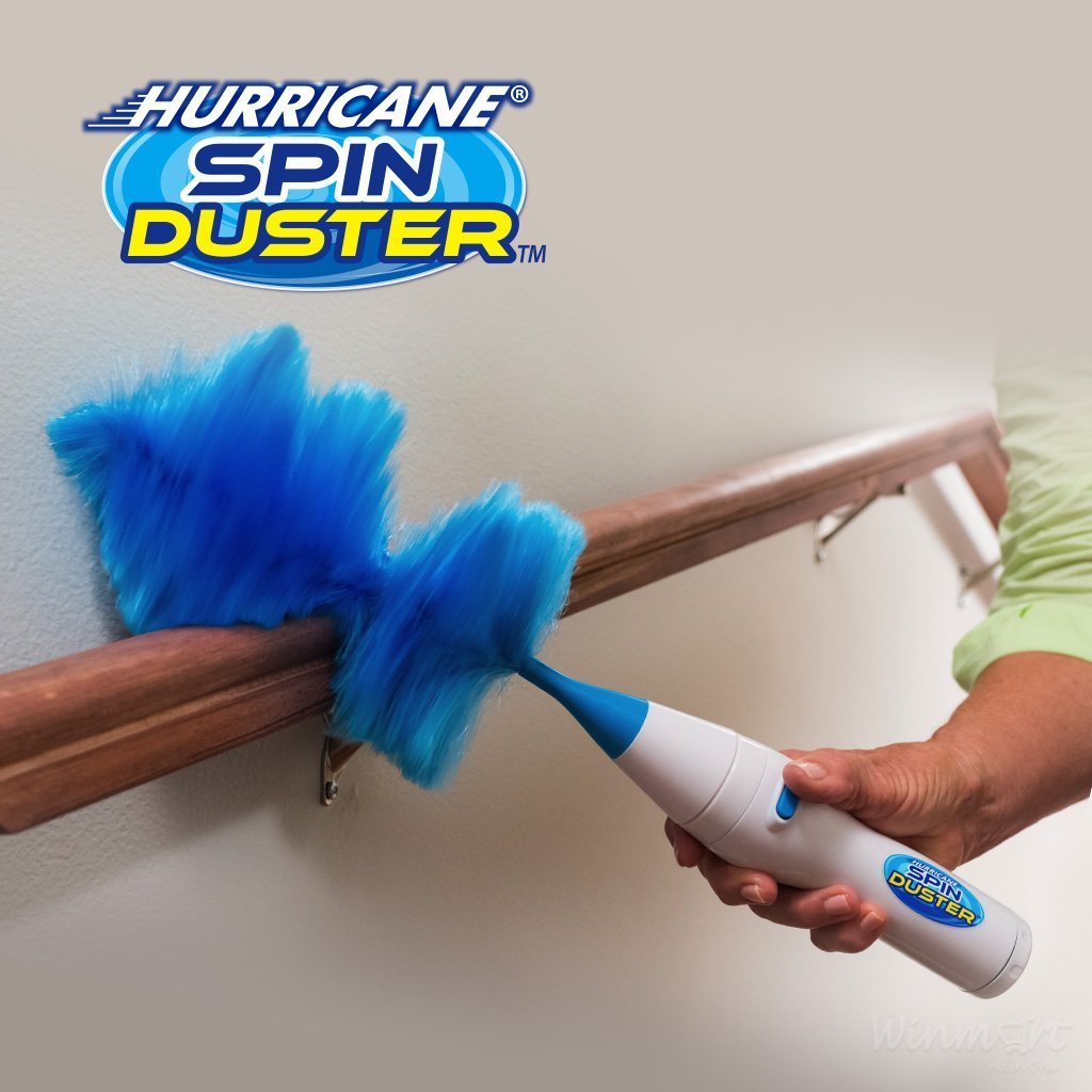 Chổi quét bụi Hurricane Spin Duster pin sạc chất liệu nhựa cao cấp