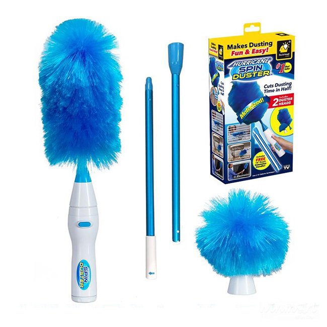 Chổi quét bụi Hurricane Spin Duster pin sạc