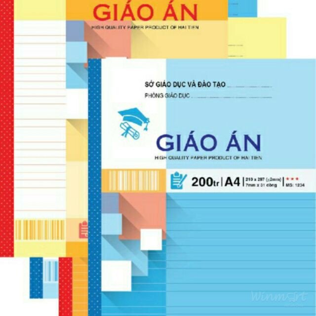 Combo 10 quyển Sổ giáo án 200 trang AT