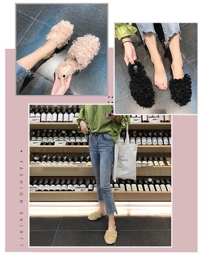 Dép sục lông Poodle so cute_Winmart.onl