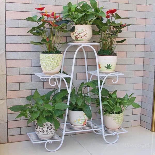Kệ sắt để cây & hoa trang trí