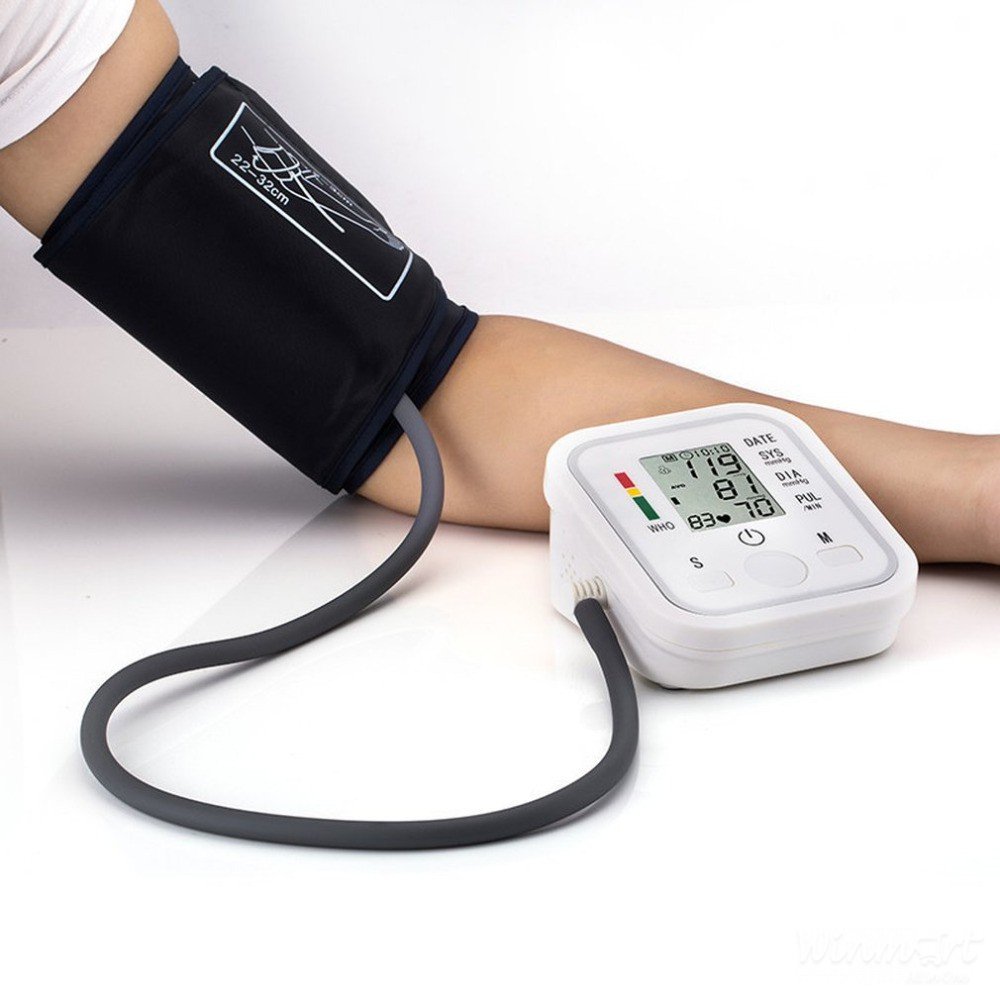 Máy đo huyết áp bắp tay tự động hoàn toàn có đọc chỉ số
