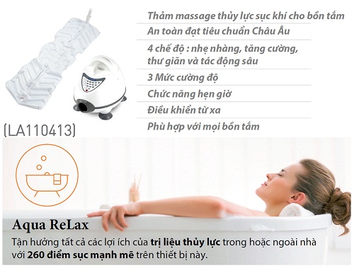 Máy Massage Sục Khí Cho Bồn Tắm Lanaform Aqua Relax_Winmart.onl