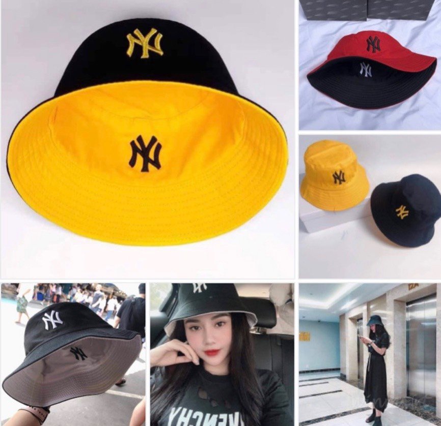 Mũ vải 2 mặt 2 màu thêu chữ NY giá tốt nhất tại Winmart.onl